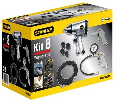 Kompresoriaus įrankių rinkinys sukimui ir pūtimui Stanley 9045769STN