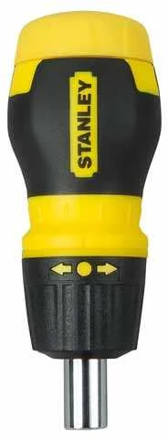 STANLEY WKRĘTAK MULTIBIT Z/G KRÓTKI + 7KOŃCÓWEK