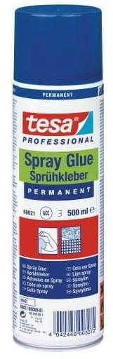 TESA ADHESIVE SPRAY UNIVERSAL 500ml CLEAR