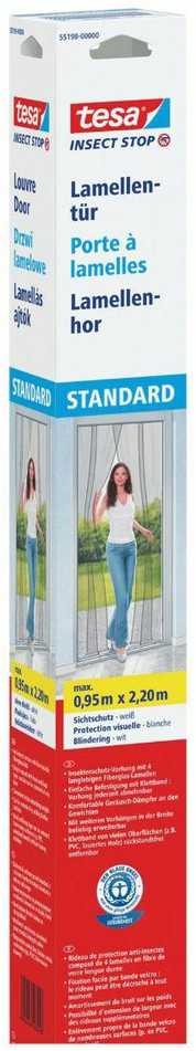 TESA DURŲ EKRANAS BALTA LAMELA 0,95 m x 2,2 m STANDARTAS