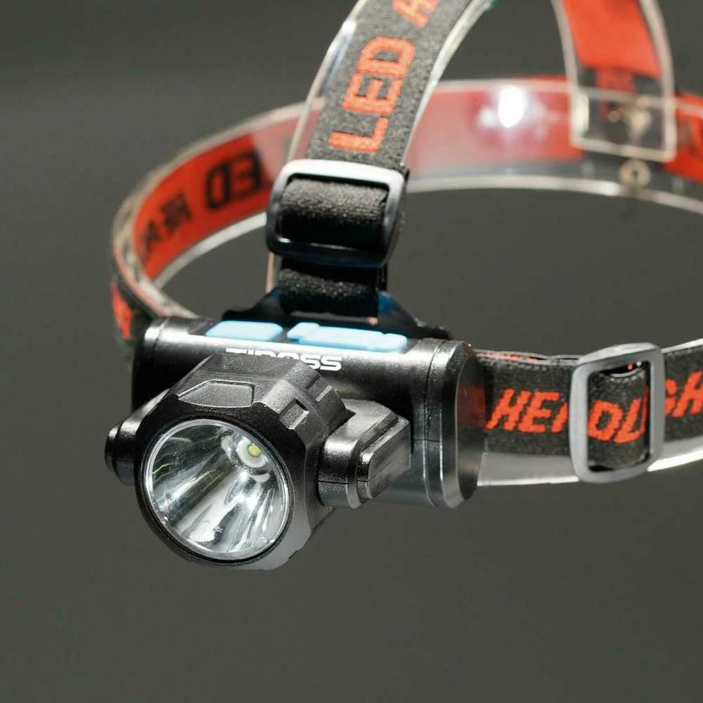 Tiross Žibintuvėlis ant galvos įkraunamas 2W / 3W LED, 150lm, 1200mAh