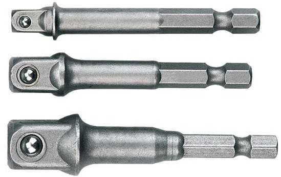 TOPEX KOMPLET ADAPTERÓW / UCHWYTÓW DO NASADEK 3 vnt.. 1/2-3/8-1/4" 38D151