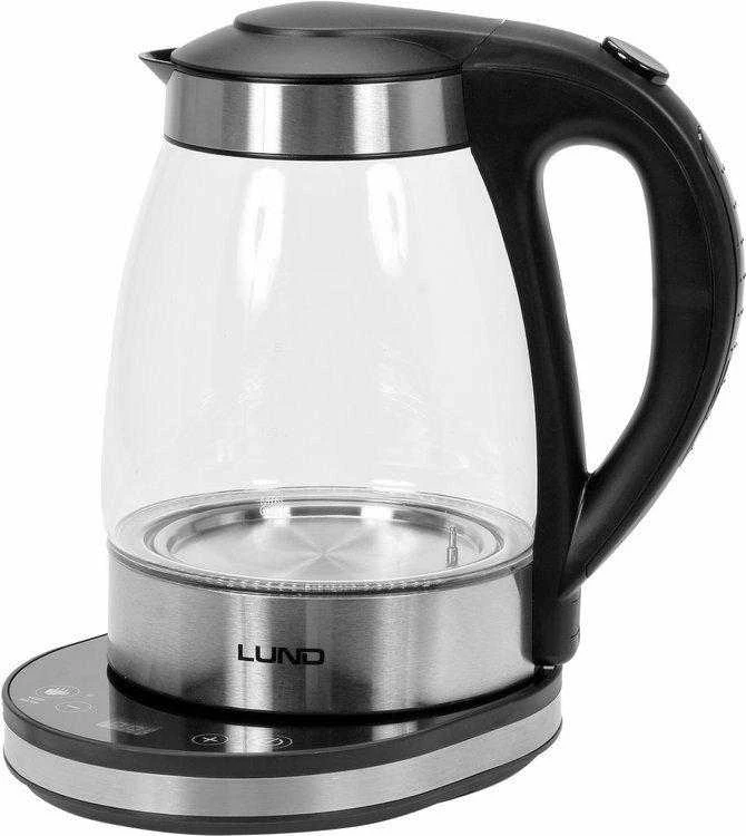 Virdulys LUND ELECTRIC LED STIKLINIS VIRDULIS 1,8L TEMPERATŪROS REGULIAVIMAS