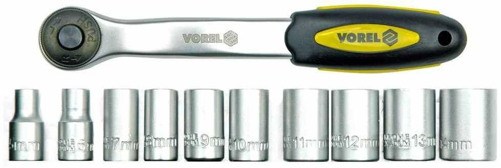 VOREL Rinkinys RAKTAI 1/2" 11 vnt.