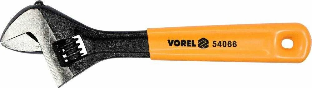 Vorel Švediško tipo reguliuojamas veržliaraktis 200mm guminė rankena (54066)