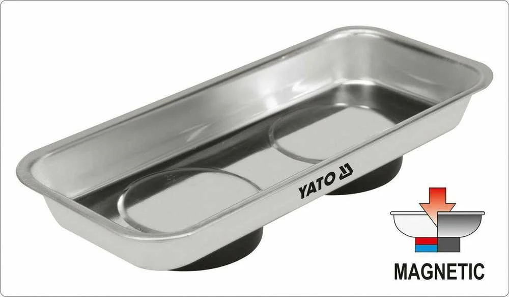 Yato Toya Sa Poland Magnetinė lėkštelė | 2 magnetai | 152 x 68 x 16 mm (YT-08312)
