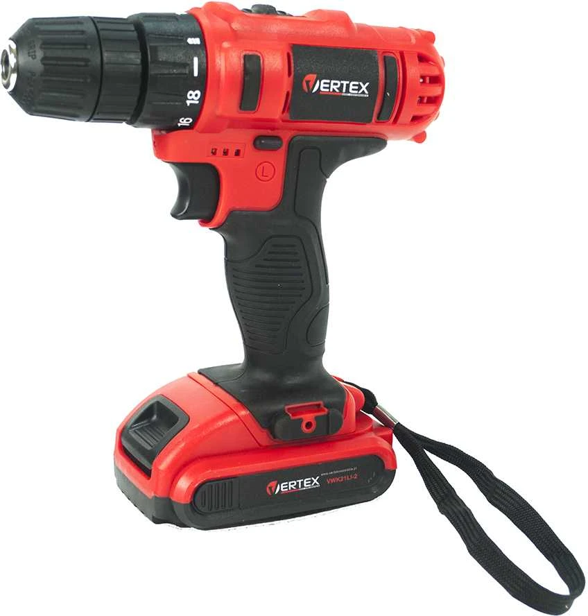 VERTEX ATsuktuvas 21V / 2x1,7Ah