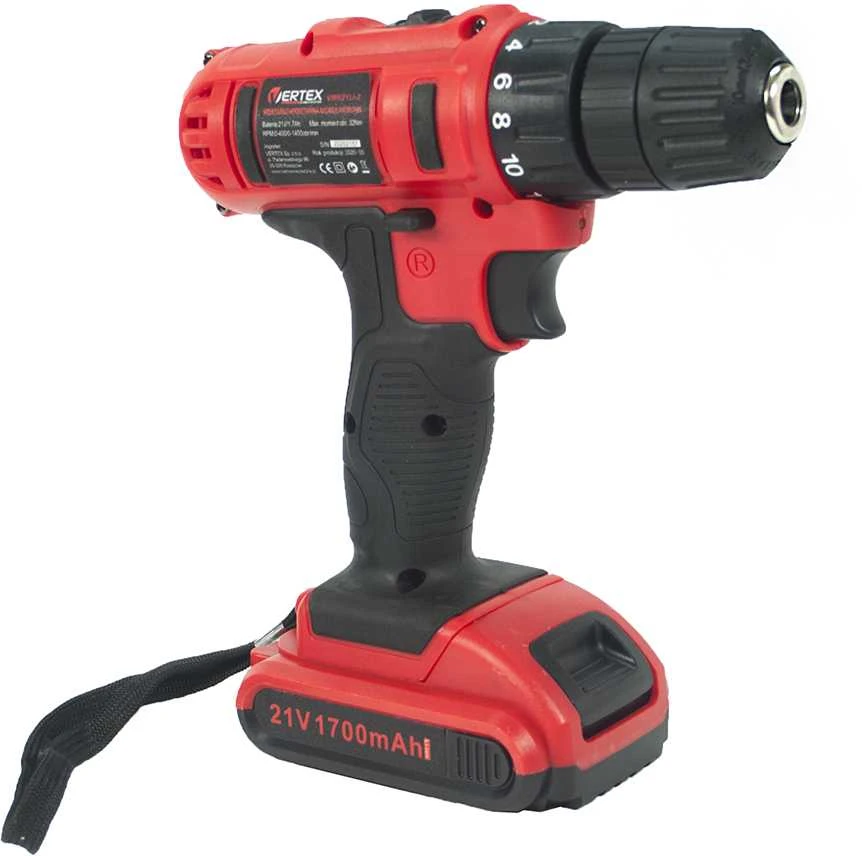VERTEX ATsuktuvas 21V / 2x1,7Ah