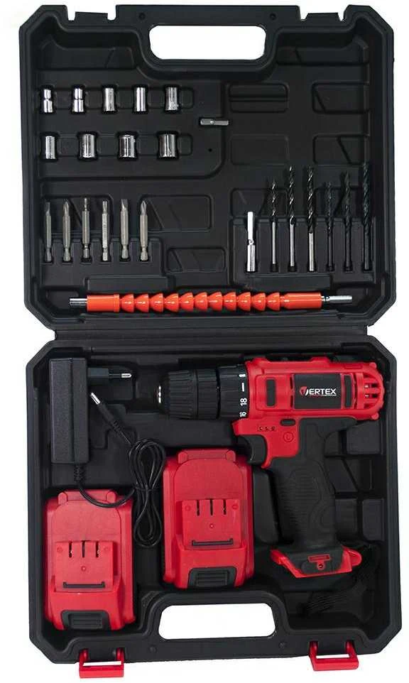 VERTEX ATsuktuvas 21V / 2x1,7Ah