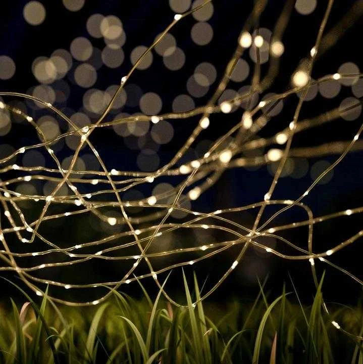 VOLTENO SAULĖS ENERGIJA VEIKIANTI LEMPUTĖ, VIELINĖ, 100 LED /GIRLIANDA