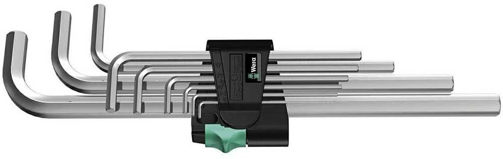 Šešiakampių raktų rinkinys 950 L/9 SM N Hex-Plus WERA