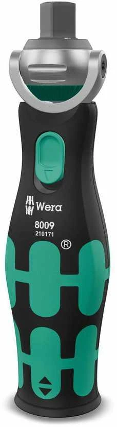 Grąžtas Terkšlė Wera 8009 Zyklop Pocket Imperial Set 1; 3/8''-1/4'' +? sukimo antgaliai