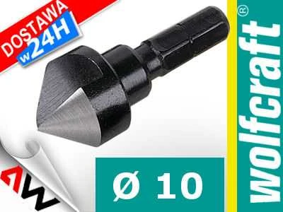 Grąžtas WOLFCRAFT FAZOWNIK WS 10mm UCHWYT 6-KĄT