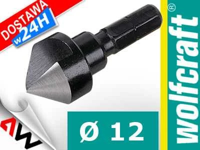 Grąžtas WOLFCRAFT FAZOWNIK WS 12mm UCHWYT 6-KĄT