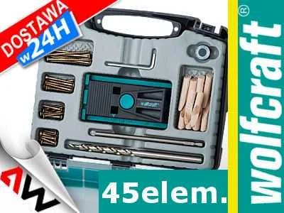 wolfcraft pagalbinis šablonas paslėptų skylių gręžimui 4642000