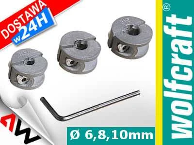 WOLFCRAFT OGRANICZNIKI GŁĘBOKOŚCI KOMPLET 3 vnt.. 6/8/10mm