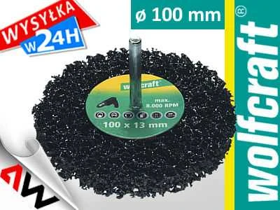 WOLFCRAFT UNIVERSALUS DISKINIS ŠEPETĖLIS 100mm BOTAS 6mm
