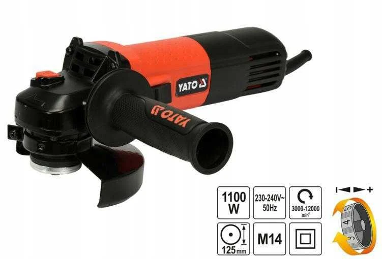 Yato Kampinis šlifuoklis YT-82101 125 mm, 1100 W