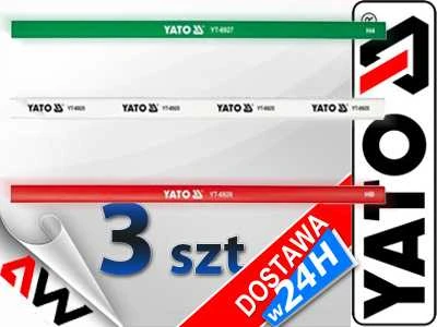 Yato Toya Sa Poland Dailidės pieštukas, dažytas baltai HB, 245mm, 144 vnt (YT-6925)