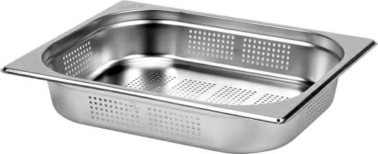 Yato Toya Sa Poland Perforuotas gastronominis indas GN 1/2 | 325 × 265 × 65 mm | nerūdijantis plienas | 3,5 l (YG-00355)