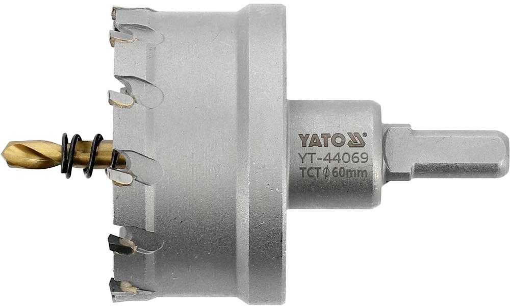 Yato Skylių pjūklas / grąžtas metalui TCT | 60 mm (YT-44069)