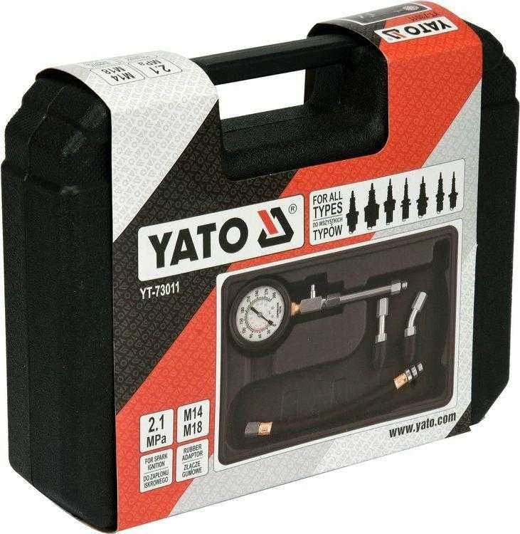 Yato Toya Sa Poland Kompresijos matuoklis benzininis | su antgaliais (YT-73011)