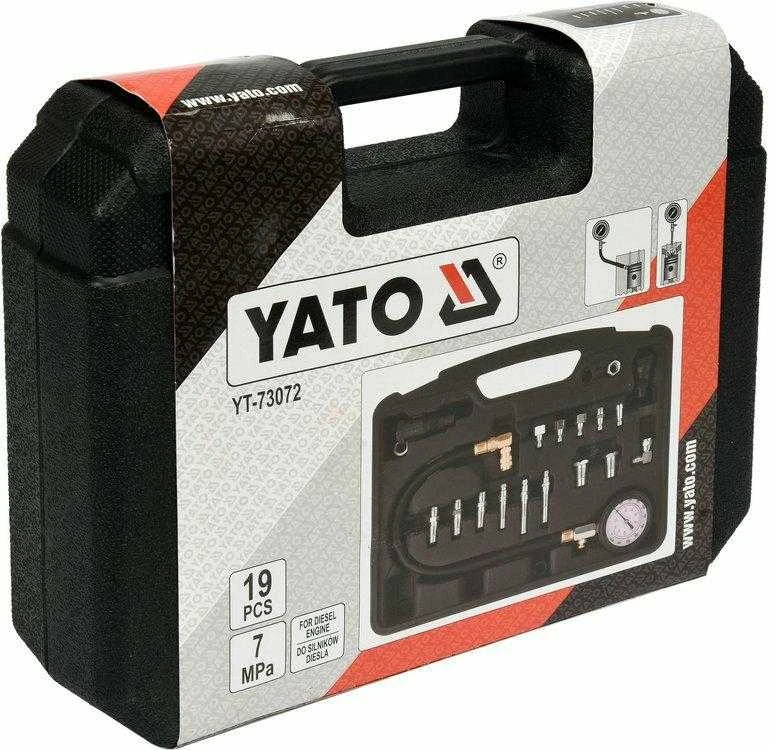 Slėgio matuoklis Yato YT-73072; 19 vnt.