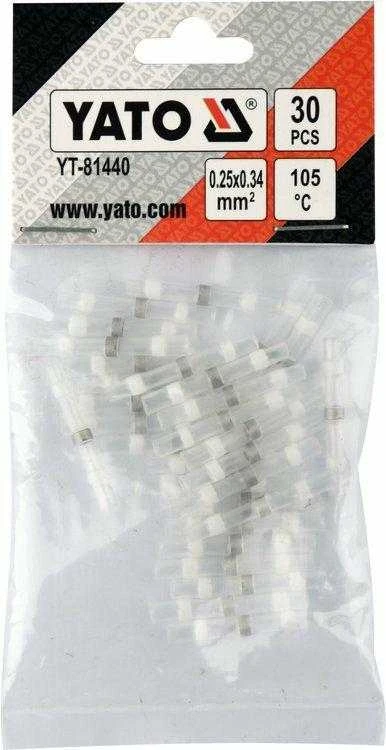 YATO TERMOSIŪLĖS JUNGTYS 0,25-0,34mm2 SU ALAVU /30vnt.