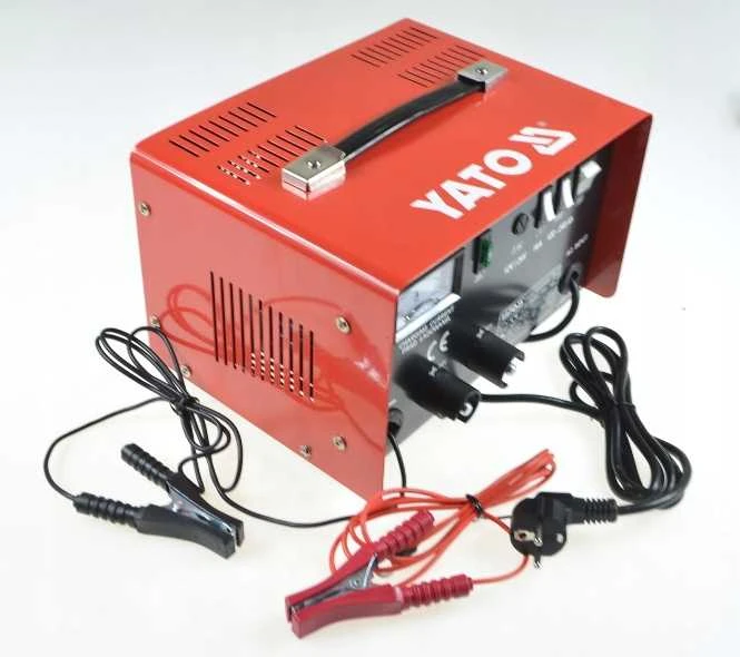 YATO kroviklis su paleidimo funkcija 16A 12V / 24V 120-240Ah