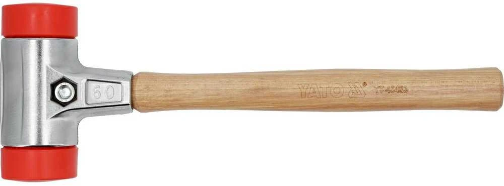 Yato Toya Sa Poland Grindinio plaktukas | hickory rankena | Ø 60 mm | 1390 g (YT-45483)