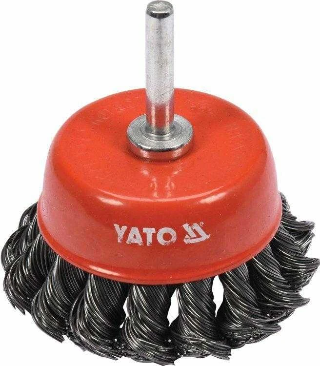 YATO mygtukų šepetėlis SU 65 mm kotu