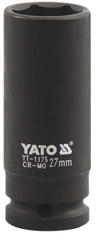 Yato 6 taškų smūginis lizdas, 1 colio, 27 mm ilgio (YT-1192)