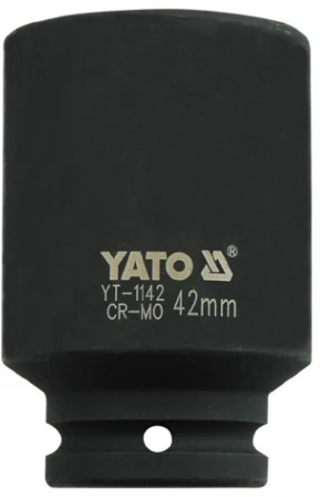 Yato ŠEŠIAKAMPĖ ILGA SMŪGINĖ GALVUTĖ | 42 MM | 20 MM (3/4") (YT-1142)