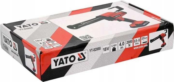 YATO pistoletas SILIKONIUI IR KLIJAI 18V + AKU.