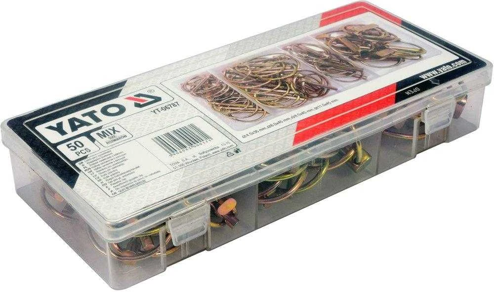 YATO Rinkinys SAUGA SU RATU 50 vnt.