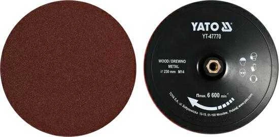 Yato Velcro skydas 230 mm M14 + priedai (YT-47770)