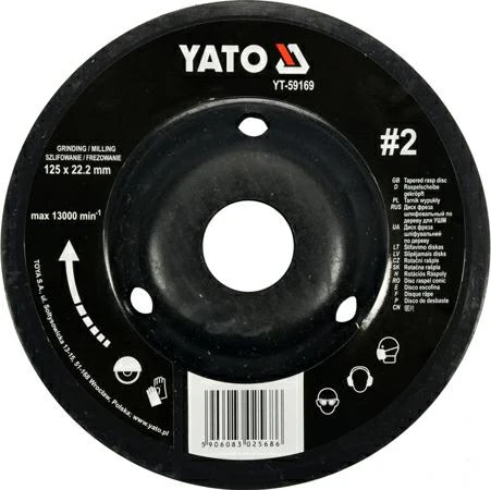 Yato Toya Sa Poland Diskas/freza medžiui 125mm, No2 (YT-59169)