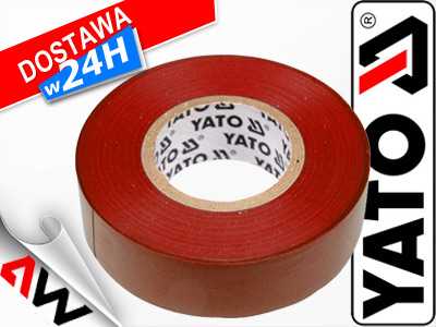 YATO IZOLIACINĖ JUOSTA 19mmx20m RAUDON