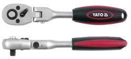 Yato 3/8" terkšlė su užraktu, 72 dantys, CrV 6140 plienas, greita jungtis, fiksavimo terkšlė, 3/8 terkšlė