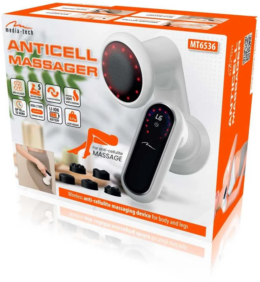 Media tech Belaidis anticeliulitinis masažuoklis ANTICELL MASSAGER (MT6536)