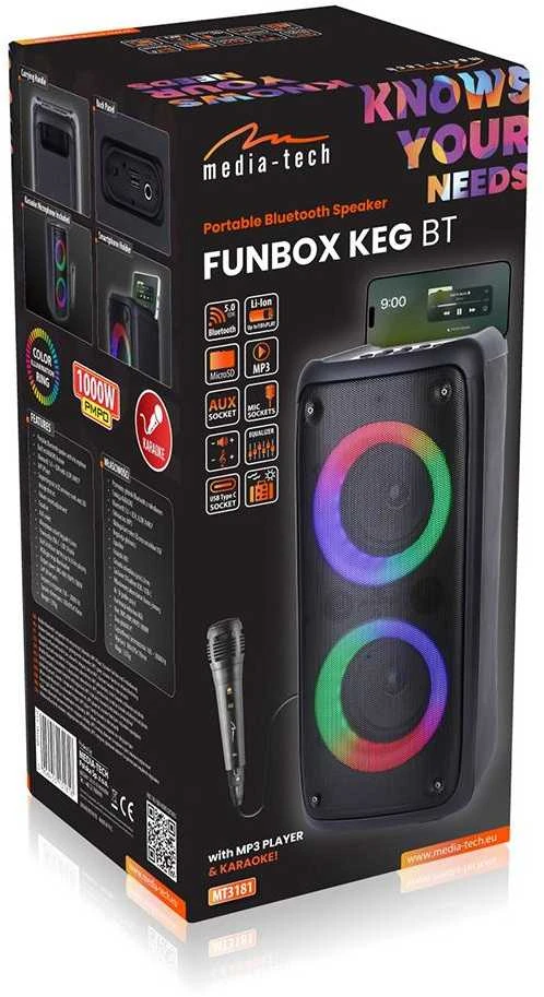Bluetooth Garsiakalbis - Media-Tech Funbox, Mėlynas