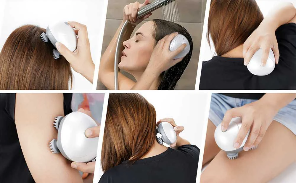 Media-Tech HEAD MASSAGER - Belaidis elektrinis plaukø galvos masaþuoklis.