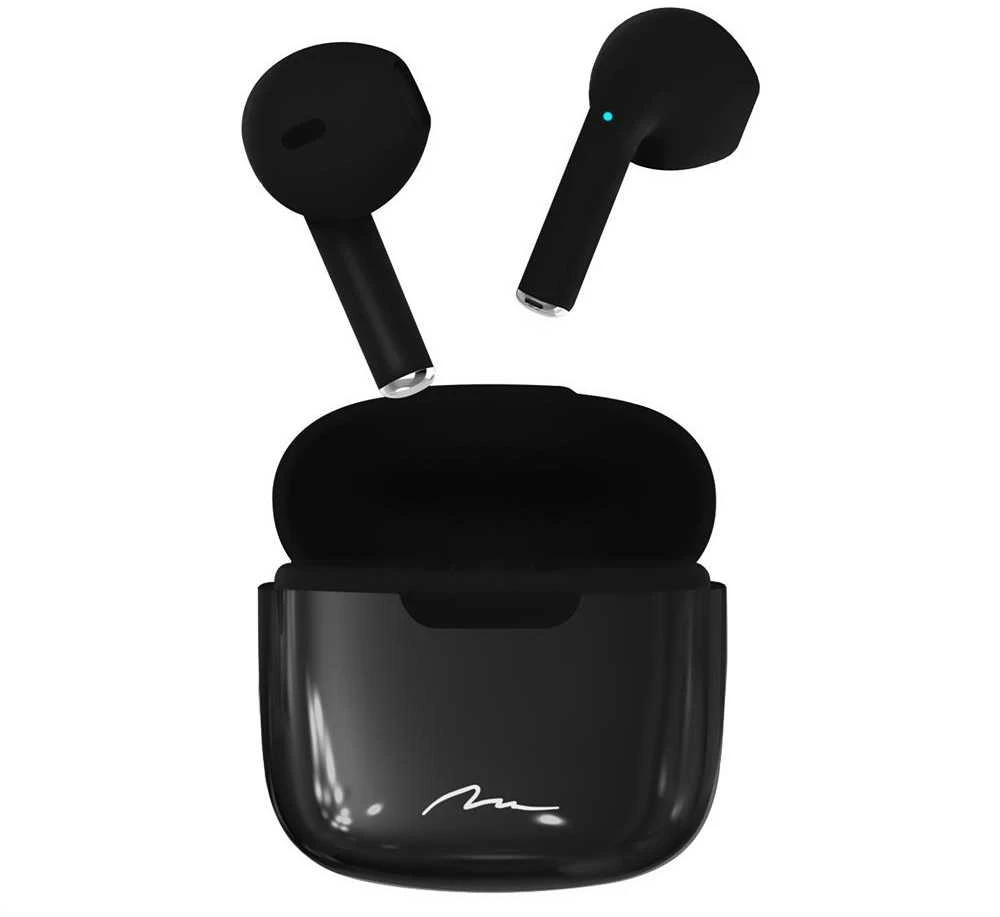 Media-Tech belaidės ausinės R-PHONES MT3589K TWS, Bluetooth, juodos