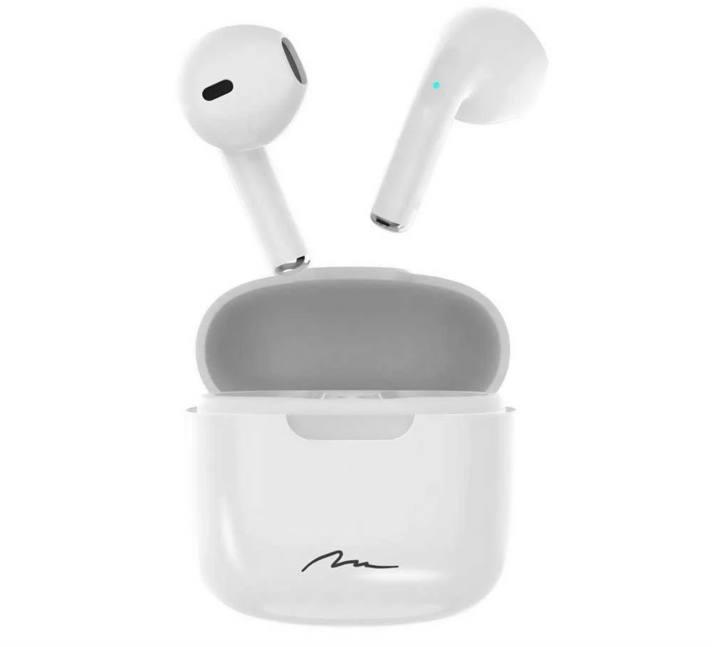 Media-Tech belaidės ausinės R-PHONES MT3589W TWS, Bluetooth, baltos