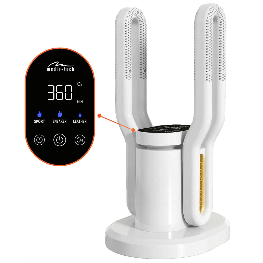 Media tech BATŲ DŽIOVINTUVAS OZONE PRO+ MT6539 – Batų džiovintuvas su ozono dezinfekcija.