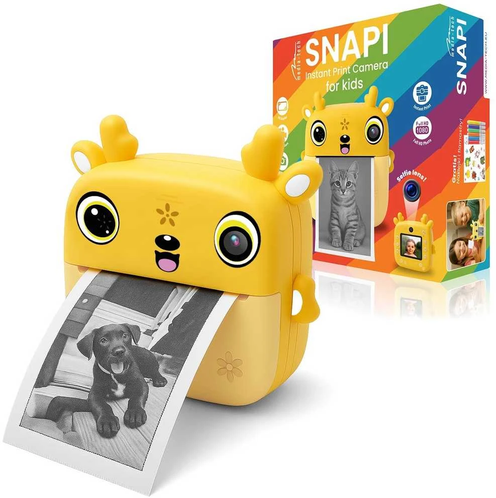 Media tech Digital kids’ camera with thermal spausdintuvas SNAPI MT4108