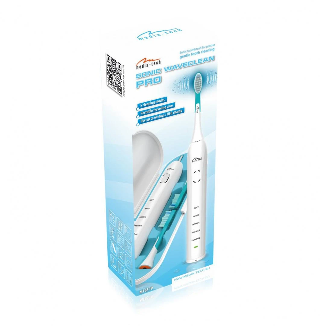 Media-Tech Sonic dantų šepetėlis Waveclean Pro MT6519