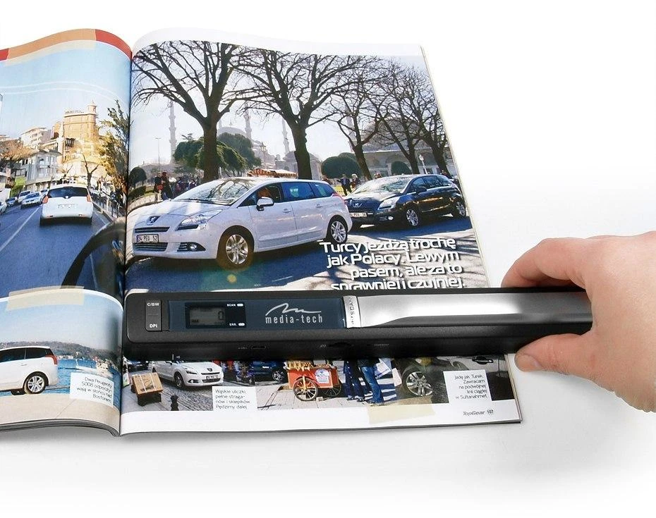 Rankinis spalvotas skeneris Media-Tech SCANLINE MT4090 V3.0 A4 ir mažesniems dokumentams