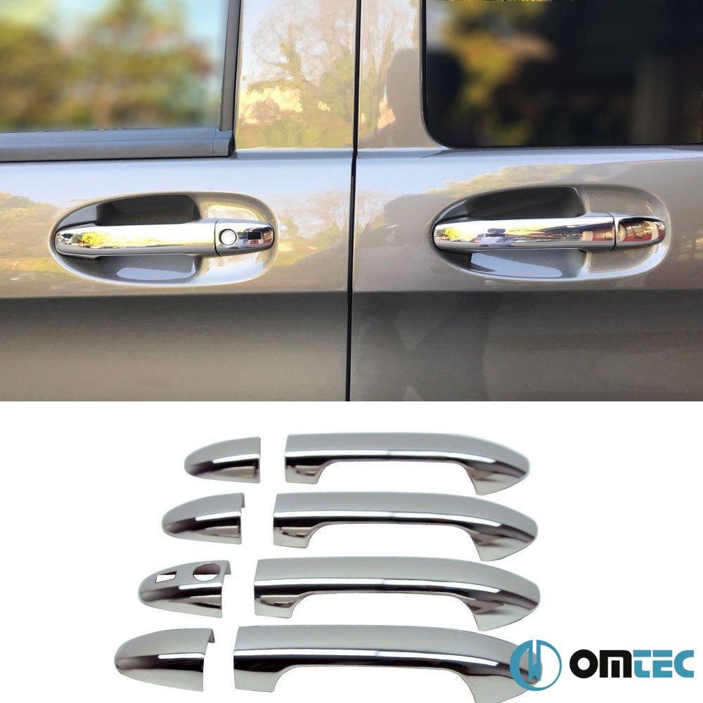 MNE Parts Spiegelkappen Chrom - Für Mercedes VITO W447 Ab 2014, 2-tlg. Edelstahl