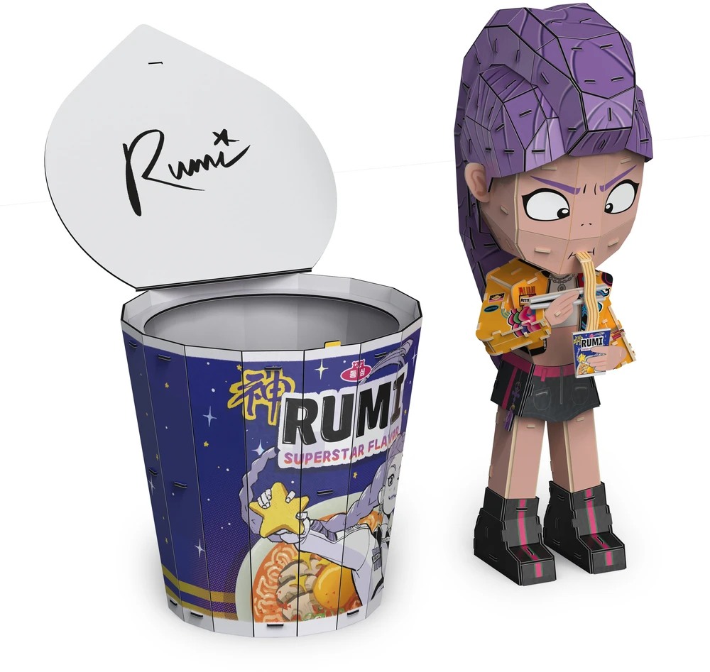 4D Puzzle 4D Dėlionė K-POP DEMON HUNTERS 4D dėlionė „Ramenas: Rumi“